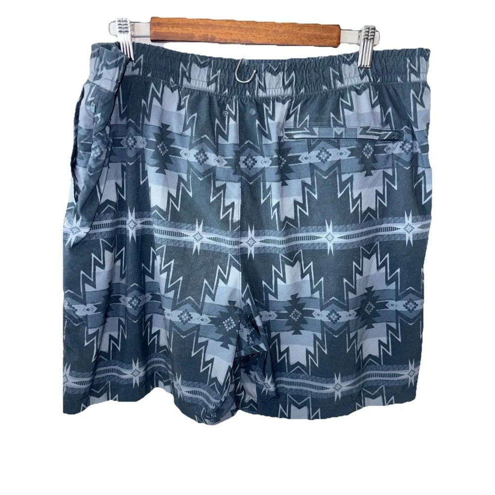 Faherty Shorelite Shorts Men's XXL Lines No Drawstring *Read Hole
